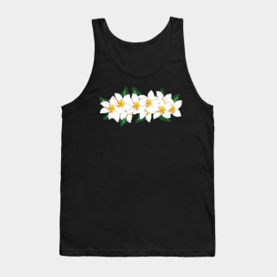 Hawaii Plumeria Flowers Tank Top